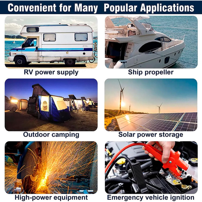 Акумуляторна батарея HS-12,8V100Ah Binager (LiFePO4 12,8V 100Ah 1280Wh)