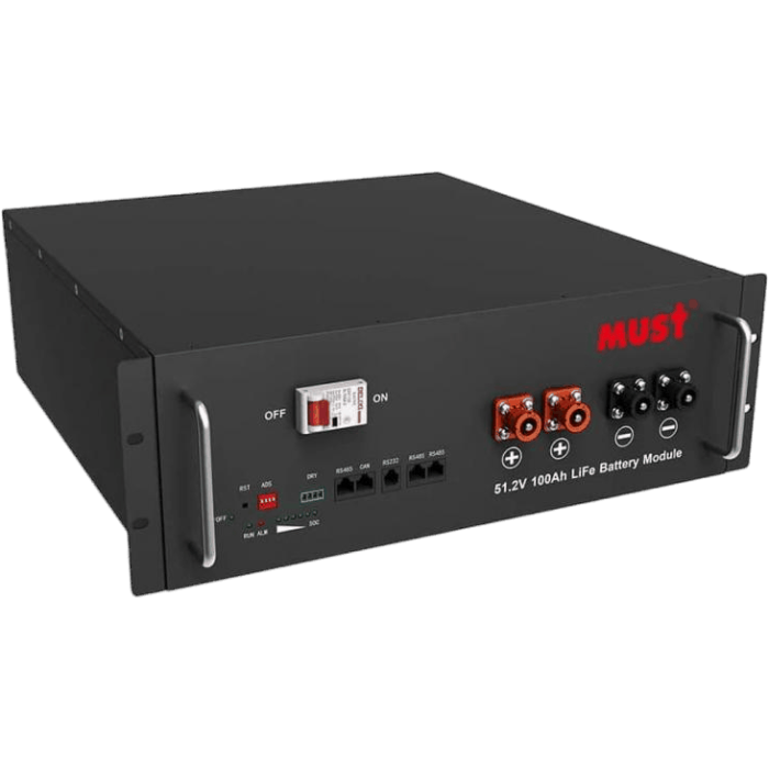 Акумуляторна батарея LP18-48100 Must (LiFePO4 51,2V 100Ah 5,12kWh)