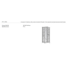 Стандартна стійка 19 дюймів, (8 шт.) 3U-LRACK Deye