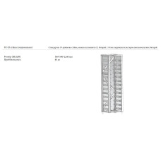 Стандартна стійка 19 дюймів, (12 шт.) 3U-HRACK Deye