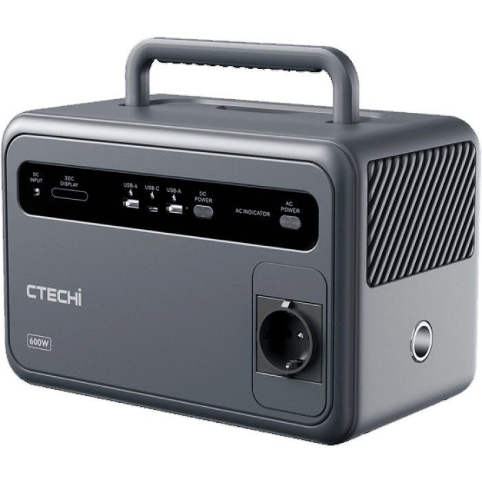 Портативна зарядна станція GT600 Portable Power Station CTECHi (600W 691Wh AC220V EU)