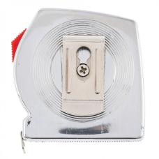 Рулетка Chrom, 3 м x 13 мм, хромированный корпус MATRIX - 310369