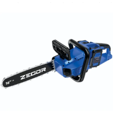 Аккумуляторная цепная пила ZEGOR CSAX-21BL-16: шина 40 cм (акум 2шт-21V 4.0Ah и ЗУ)
