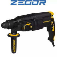 Перфоратор Zegor HPB-26B прямой : 800 Вт, 3 Дж, SDS PLUS