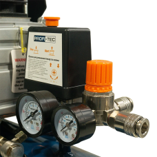 Мощный масляный компрессор PROFI-TEC OC-24 (24 л, 1,5 кВт, 195 л/мин) 007818