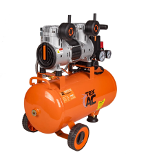 Мощный компрессор воздушный безмасляный Tex.AC TA-СА2416 : ресивер 24 л, 1 кВт (TA-СА2416)