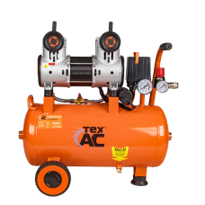 Мощный компрессор воздушный безмасляный Tex.AC TA-СА2416 : ресивер 24 л, 1 кВт (TA-СА2416)