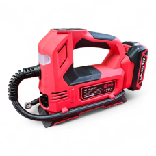 Компрессор автомобильный аккумуляторный Edon KW ED AC-21/150 : с 2 АКБ 21 В 2.0 Аh