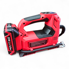 Компрессор автомобильный аккумуляторный Edon KW ED AC-21/150 : с 2 АКБ 21 В 2.0 Аh