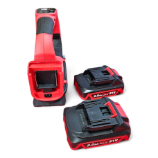 Компрессор автомобильный аккумуляторный Edon KW ED AC-21/150 : с 2 АКБ 21 В 2.0 Аh