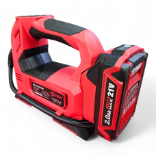 Компрессор автомобильный аккумуляторный Edon KW ED AC-21/150 : с 2 АКБ 21 В 2.0 Аh