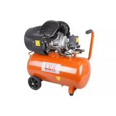 Компрессор LEX LXC50V (50 л /3.3 кВт / 220В / 8 бар / 430 л/мин. / 2 цилиндра)