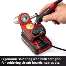 Мощный аккумуляторный паяльник Einhell TE-SI 18/480 Li E-Solo : без АКБ (4520400)