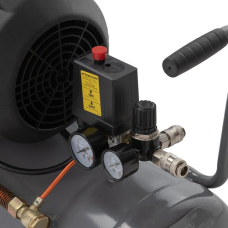 Мощный масляный компрессор INTERTOOL PT-0007 50 л, 3,0 кВт, 220 В, 10 атм, 420 л/мин, 2 цилиндра