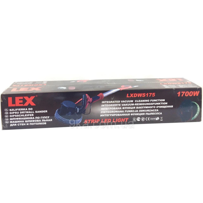 Шлифовальная машина для стен и потолков LEX LXDWS 175