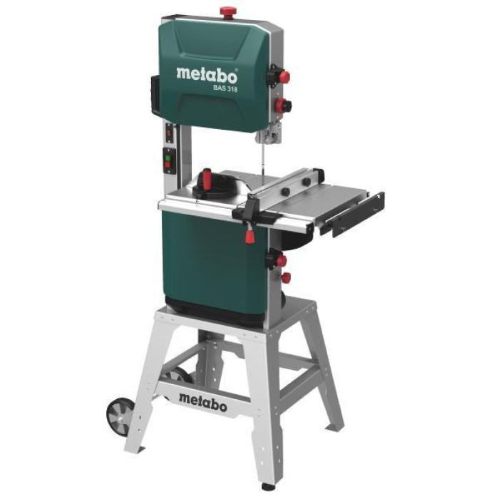 Професійний стрічкопильний верстат по дереву Metabo BAS 318 Precision WNB : 900 Вт, 220В, 410 м/хв стрічкова