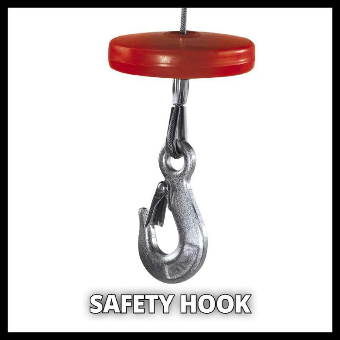 Электрический тельфер (подъемник) Einhell TC-EH 500-18 : 1000 Вт, 500кг макс., 8м лебедка (2255145)