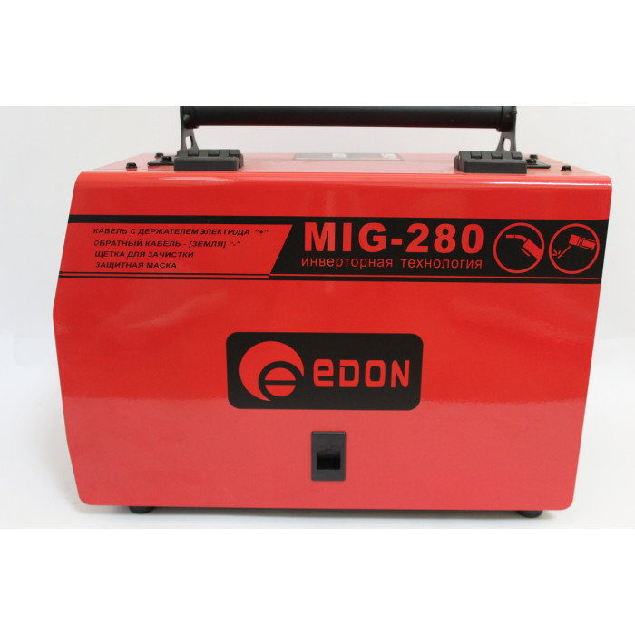 Сварочный полуавтомат Edon MIG-280V (2 в 1 MIG + MMA) 7.2 кВт, 280 А, еврорукав