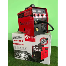 Сварочный полуавтомат Edon MIG-280V (2 в 1 MIG + MMA) 7.2 кВт, 280 А, еврорукав
