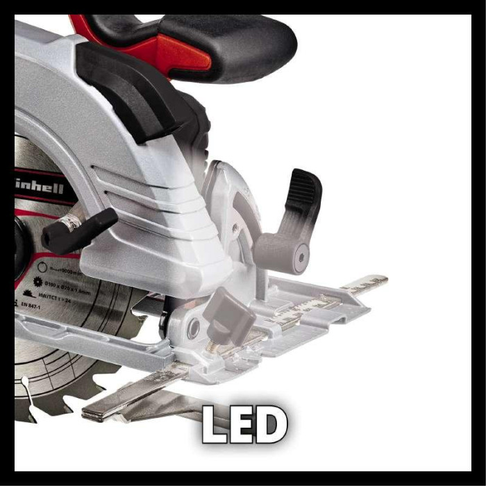 Пила циркулярная аккумуляторная Einhell TE-CS 18/190 Li-Solo New (4331210)
