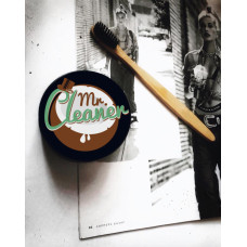 Кокосовый порошок для отбеливания зубов Mr.Cleaner + бамбуковая щетка в Подарок!