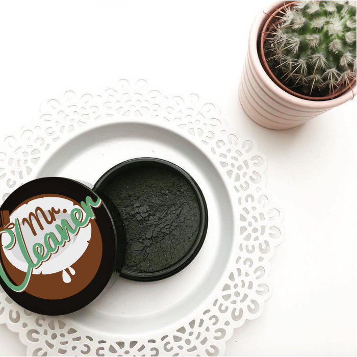 Кокосовый порошок для отбеливания зубов Mr.Cleaner + бамбуковая щетка в Подарок!