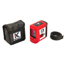 Лазерный нивелир самовыравнивающийся уровень (красный лазер) Kapro 862kr: 20м, чехол нивелир 79613