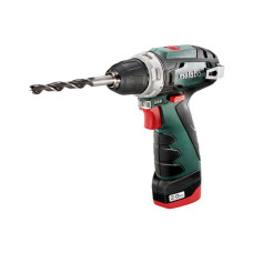 Акумуляторний шуруповерт Metabo PowerMaxx BS Basic 2х2,0 Ач в сумці (600079550)