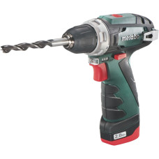 Акумуляторний шуруповерт Metabo PowerMaxx BS Basic 2х2,0 Ач пластиковий чемодан (600080500)