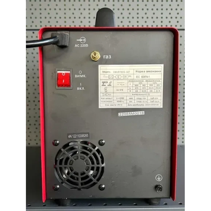 Сварочный полуавтомат EDON SmartMIG-327 (2 в 1 MIG + MMA) 4.9 кВт - 327 ампер, еврорукав