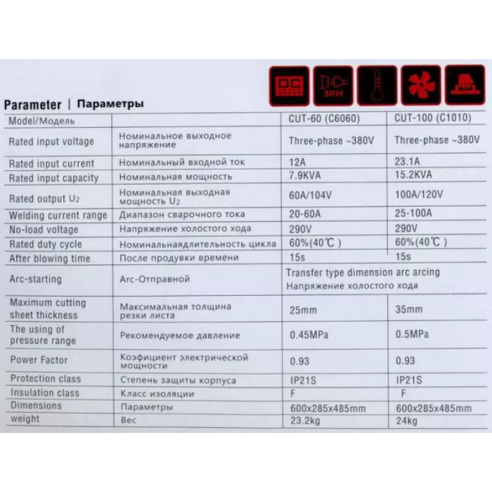 Апарат для повітряно-плазмового різання Edon ExpertCut-100 380 В + маска хамелеон в подарунок!