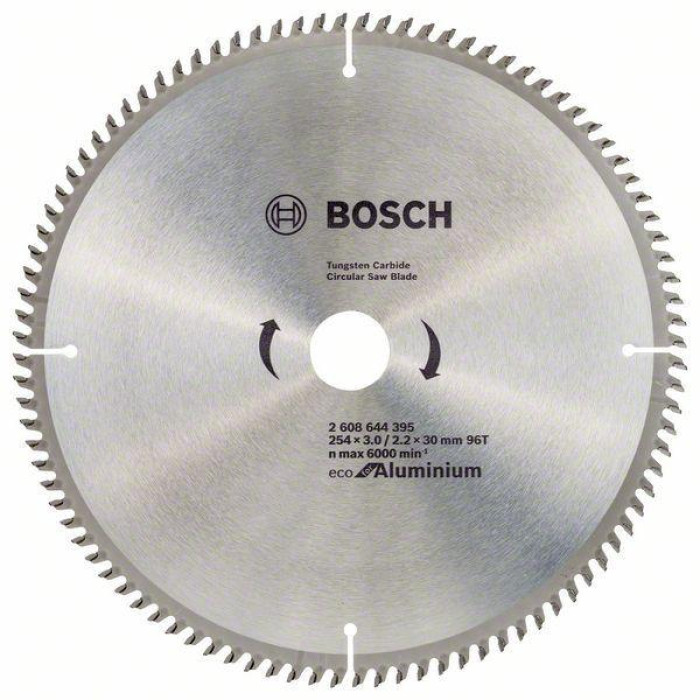 Диск пильный 254 х 30 (96Т) Bosch по алюминию (2608644395)
