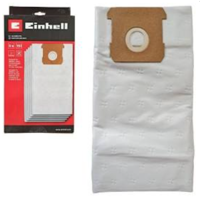 Мешки синтетические к промышленному пылесосу Einhell 15л (5 шт.) 2351185
