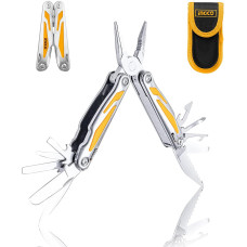 Професійний багатофункціональний ніж (мультитул) 15-в-1 INGCO : складаний ніж, мультиінструмент