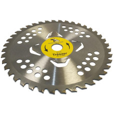 Нож победитовый к косилке 40-Т с победитовыми напайками и дополнительными лезвиями 255мм