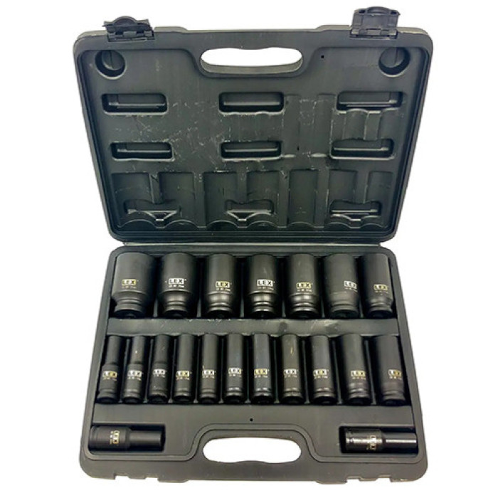 Набор ударных головок LEX LXIS16E 1/2" 10-32 мм 16 ед., набор головок для авто