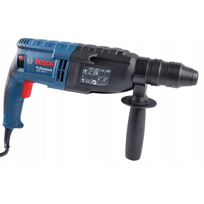 Профессиональный ударный электрический прямой перфоратор Bosch GBH240F : 790 Вт, 2.7 Дж
