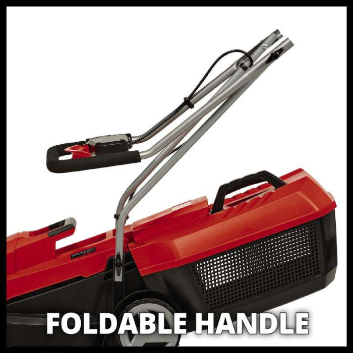 Профессиональная газонокосилка аккумуляторная Einhell GE-CM 18/32 Li-Solo: 18V. 32см ширина