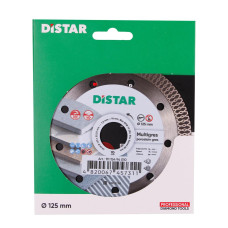 Диск алмазный отрезной Distar Multigres 7D 1A1R 125x1,4/1,0x10x22,23 мм керамика, плитка (11115494010)