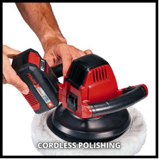 Профессиональная аккумуляторная полировальная машина Einhell CE-CB 18/254 Li-Solo: (без Аккума и зарядки)