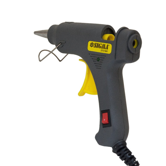 Выдавитель термоклеевой с выключателем, для стержня Ø8мм 20Вт SIGMA (2721061)