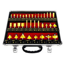 Качественный набор фрез по дереву хвостовик 8 мм 35 шт. AL-FA ALRBS35-8