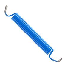 Профессиональный спиральный шланг 8х12 мм, 10 м с быстроразъемными соединениями INTERTOOL PT-1716