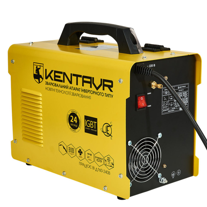 Мощный сварочный аппарат (полуавтомат) Кентавр MIG-350 DigitAll: 300А, MMA+MIG-MAG+TIG LIFT