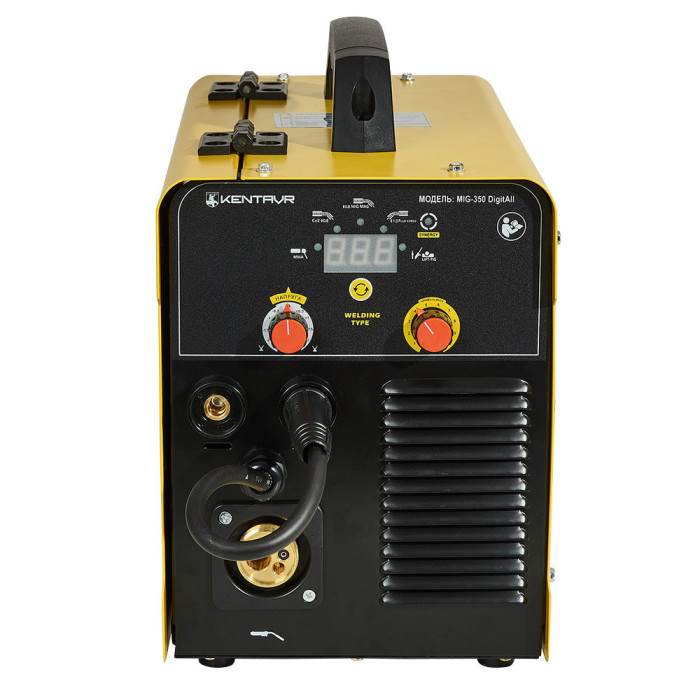 Мощный сварочный аппарат (полуавтомат) Кентавр MIG-350 DigitAll: 300А, MMA+MIG-MAG+TIG LIFT