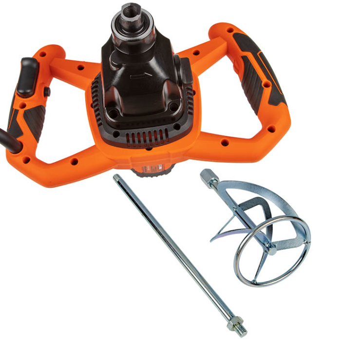 Мощный электрический миксер строительный TEX.AC ТА-01-240: 2 кВт, 5 кг