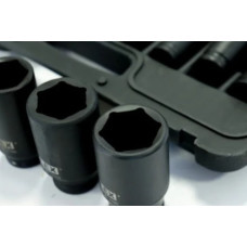 Качественный набор ударных торцевых головок для авто LEX LXIS20E 1/2" 10-38 мм 20 ед. ПОЛЬША