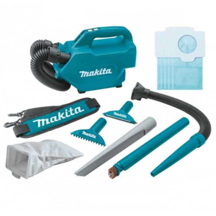 Ручной аккумуляторный пылесос Makita DCL184Z (без АКБ), пылесос для машины (без АКБ)