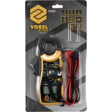Мультиметр-клещи для измерения электрических параметров цифровой VOREL 81801