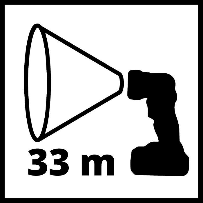 Мощный фонарик аккумуляторный 1 LED Einhell TE-CL 18 Li Н-Solo : 18V (без АКБ и зарядки) 4514130